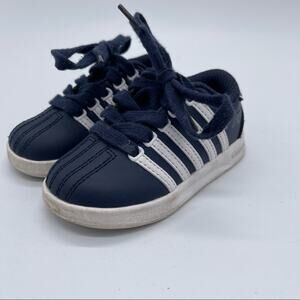 K-Swiss Infant Shoes, Size 5. Classic Navy and White. Excellent condition!